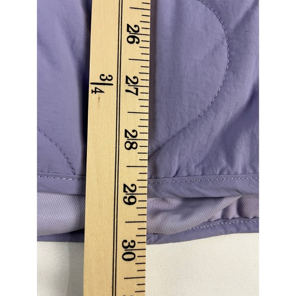 SZEP Quilted Button Front Jacket Lavender Purple M‎ L - Picture 5 of 9